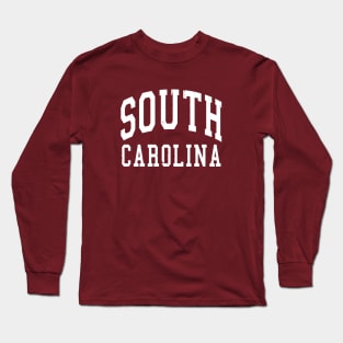 South Carolina Basic Distressed Arch Vintage Souvenir Long Sleeve T-Shirt